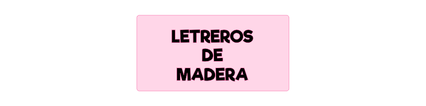 Letreros de Madera 🪵