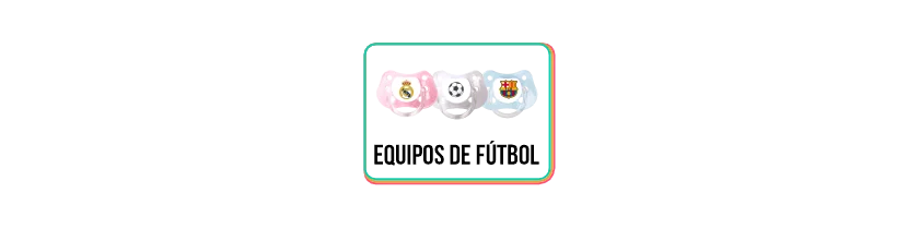 Chupetes personalizados con tu equipo de fútbol