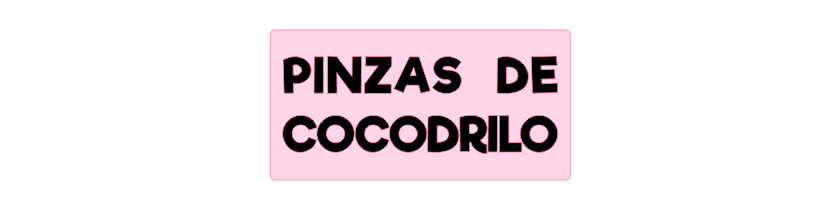 Pinzas de cocodrilo