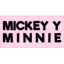 Mickey y Minnie