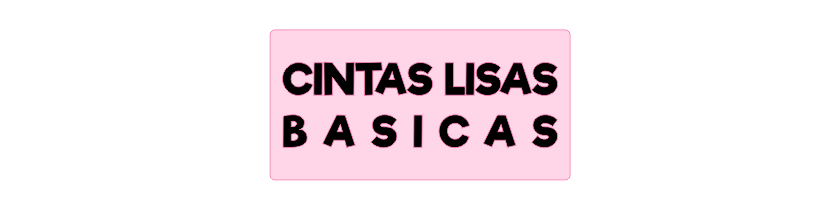 Cintas Lisas Básicas