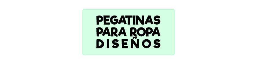 Pegatinas para Ropa Diseños